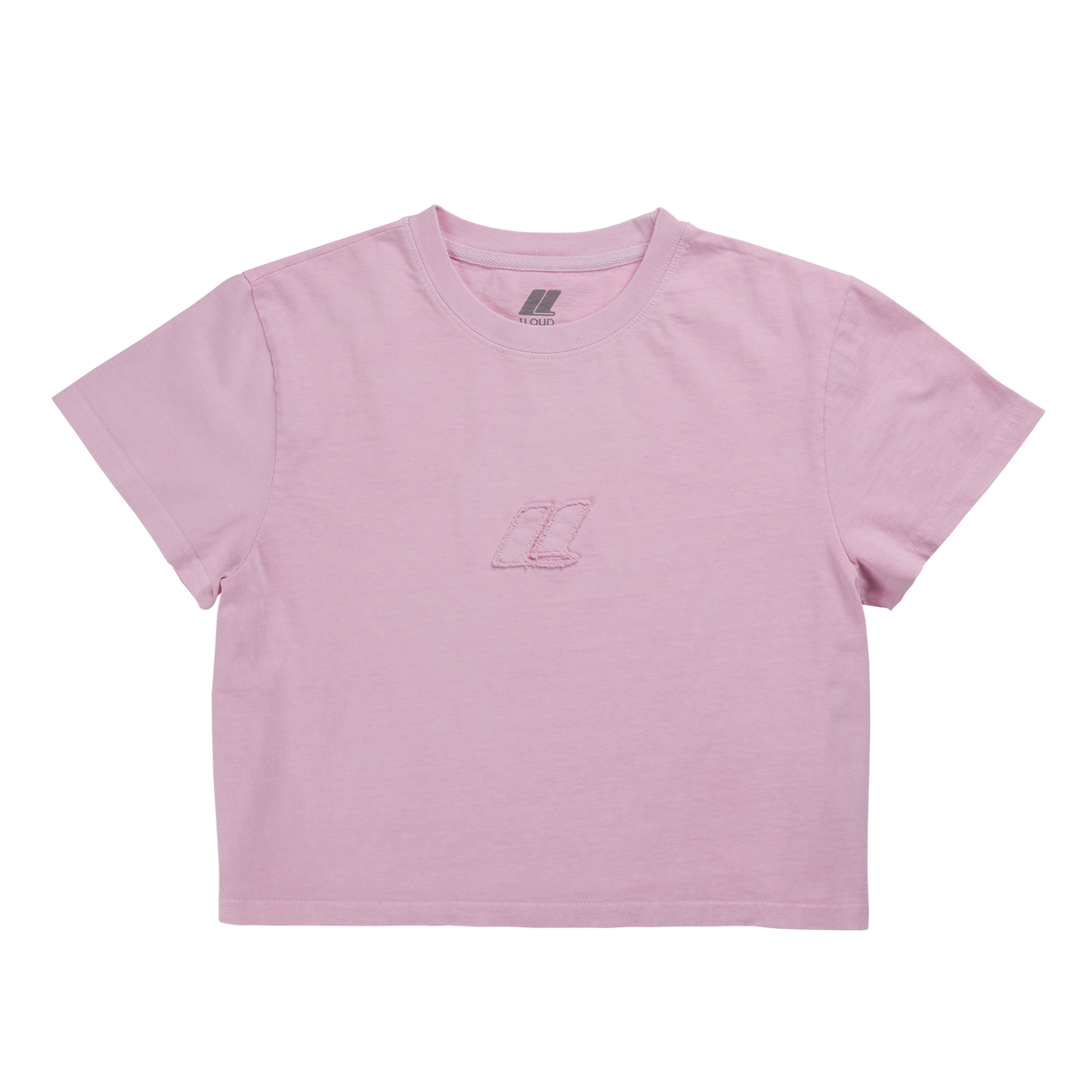 LLOUD Light Pink Crop Tee